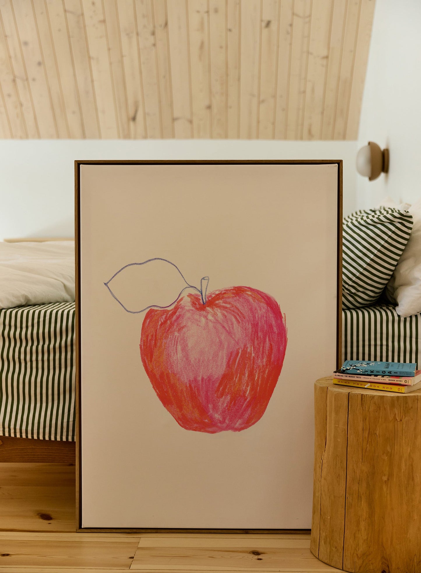 Apple Study in Reds, Poster