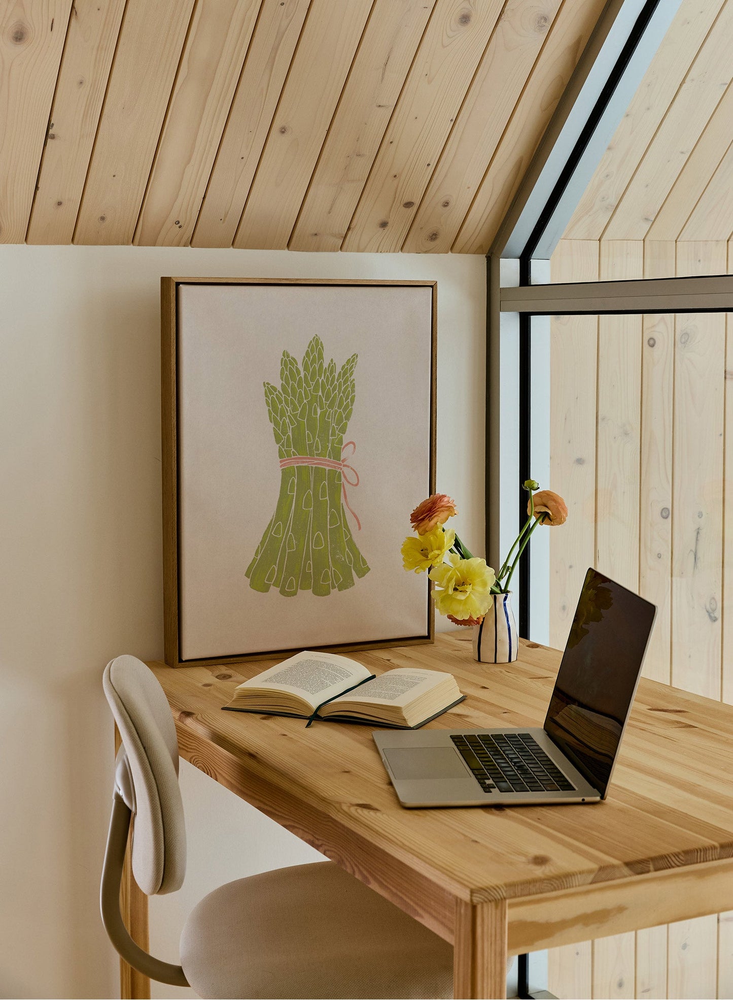 Asparagus Duotone Print, Poster