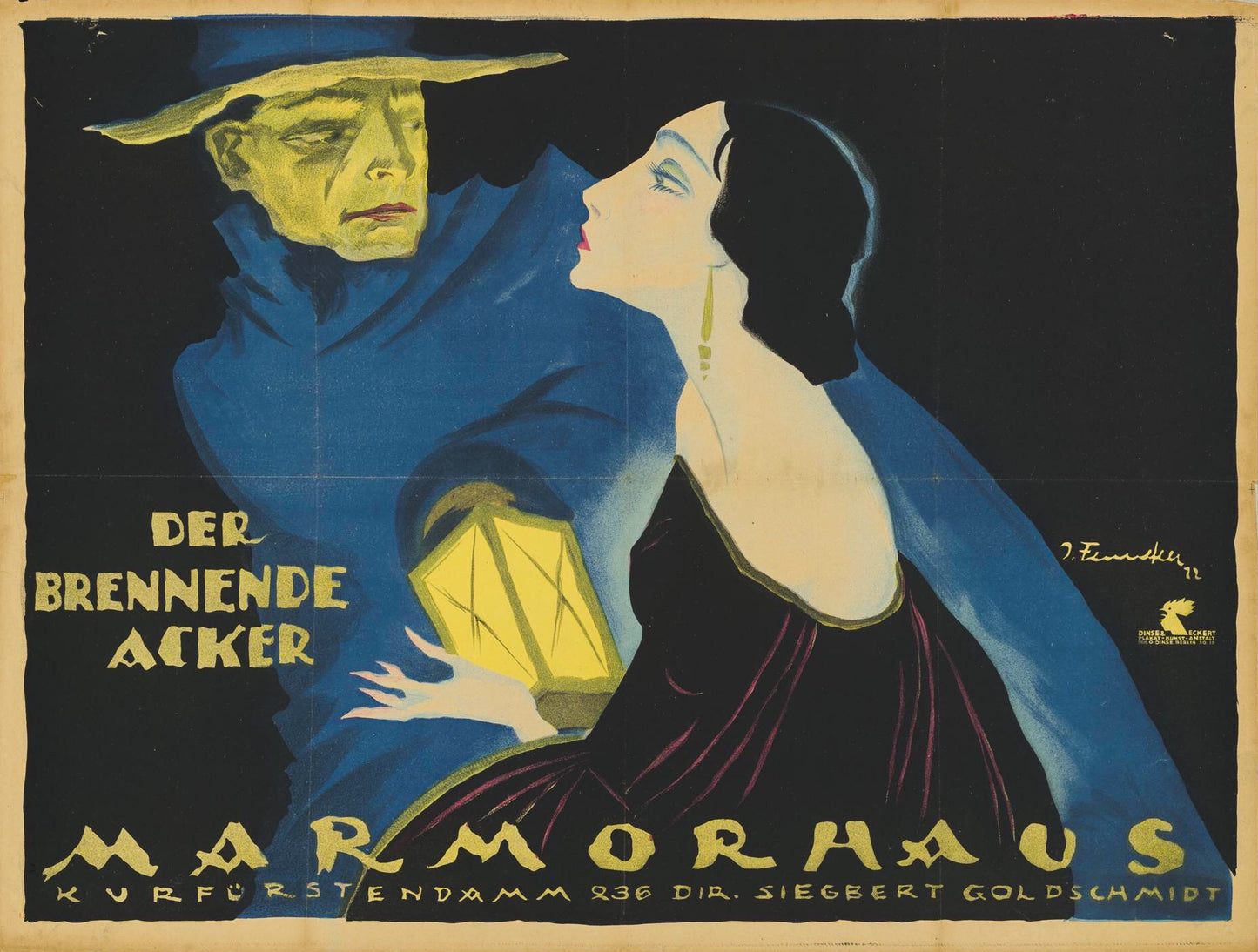 Der brennende Acker Poster