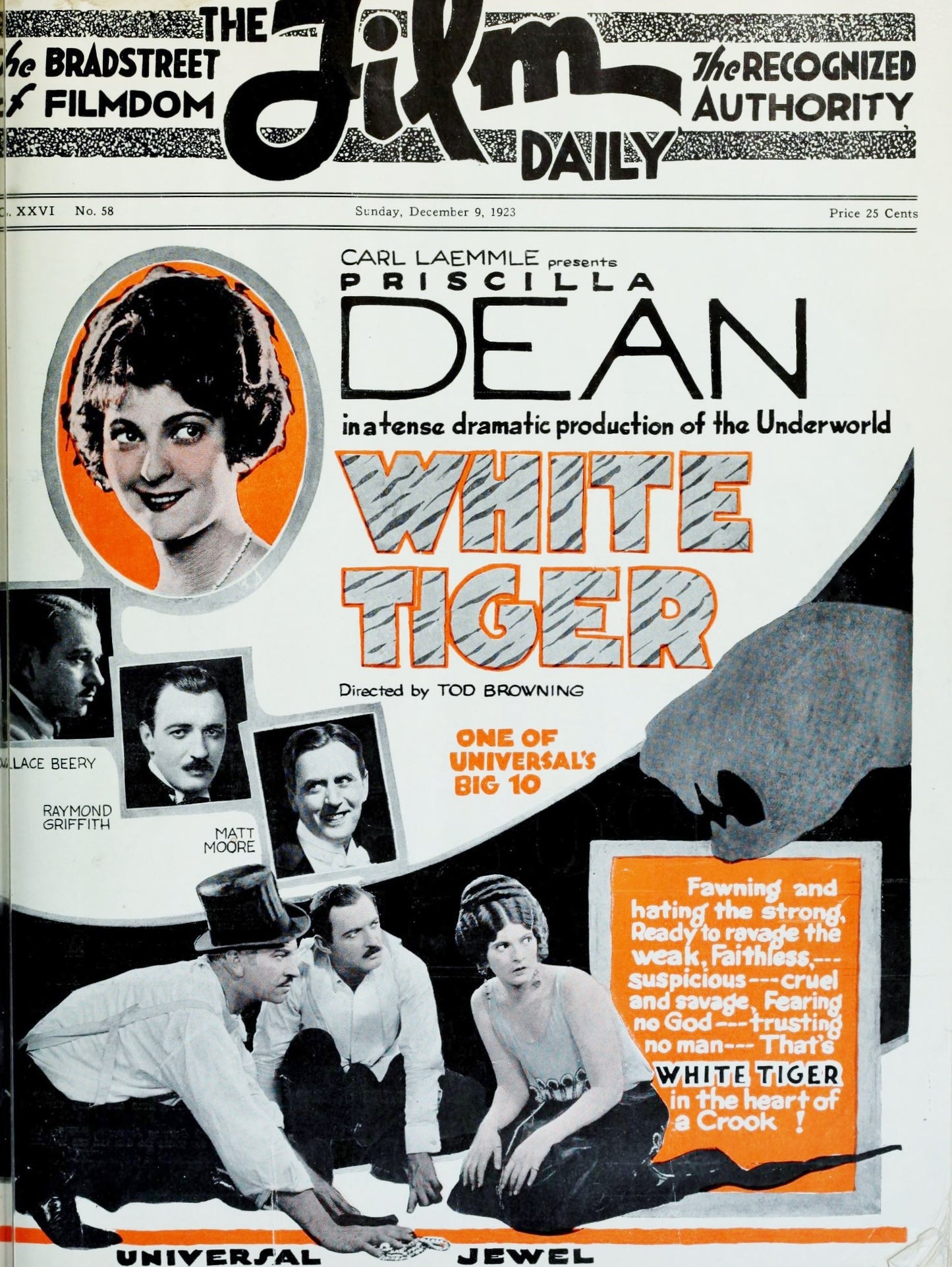White Tiger Poster
