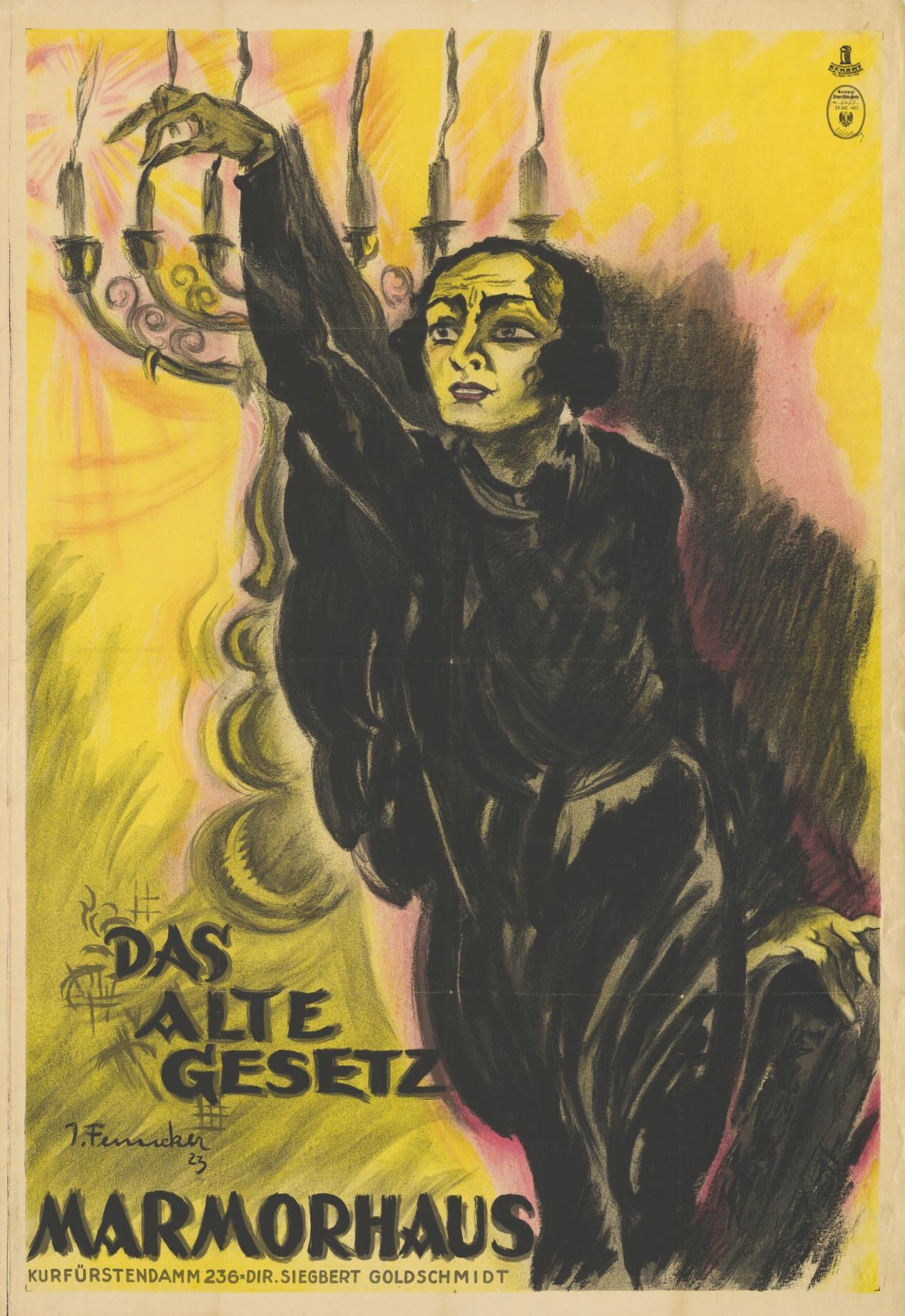 Das alte Gesetz Poster