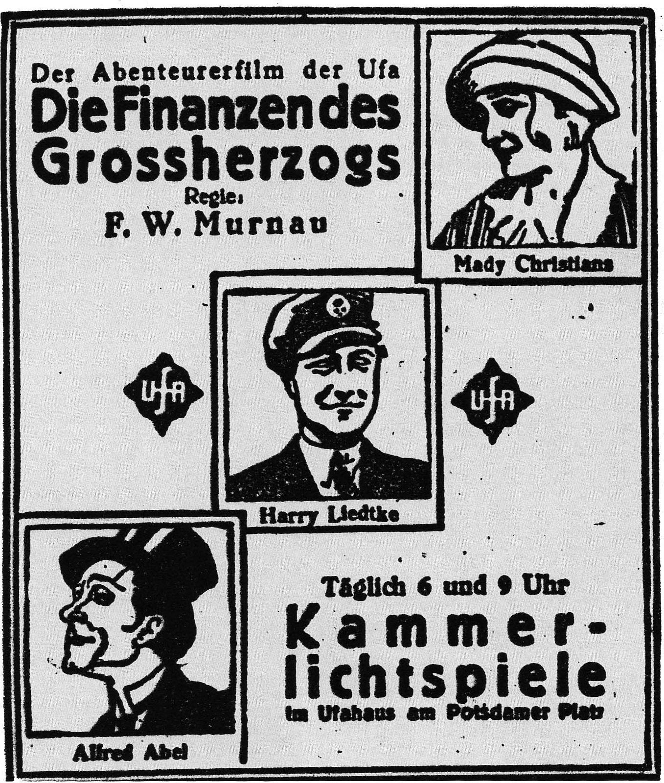 Die Finanzen des Großherzogs Poster