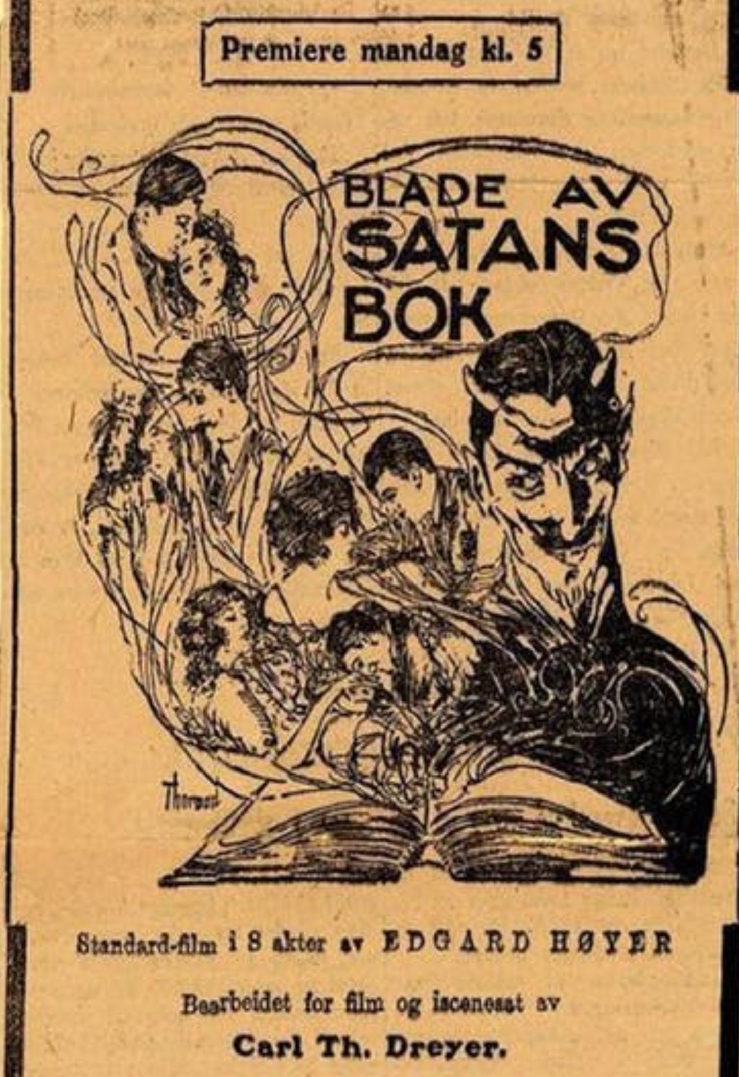 Blade af Satans bog Poster