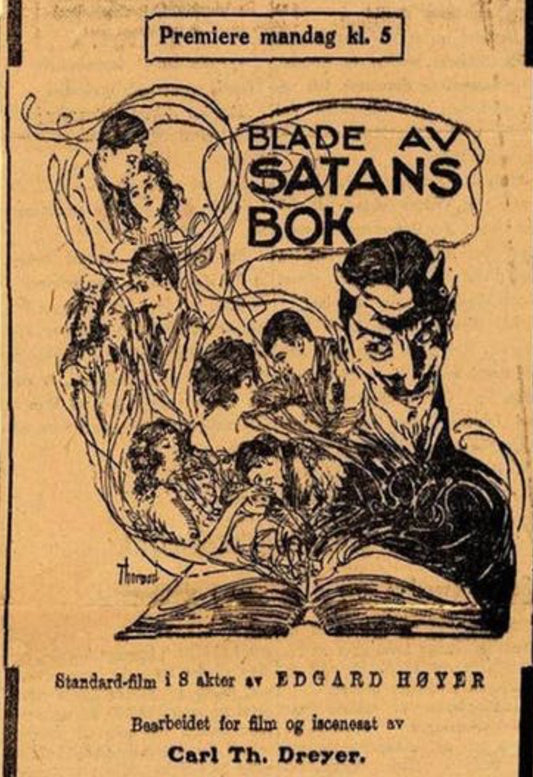 Blade af Satans bog Poster