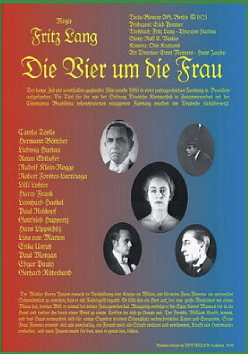 Vier um die Frau Poster